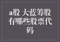 走进A股的大蓝筹朋友圈，这些股票让你目不暇接！