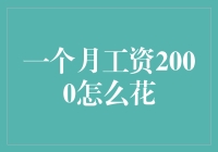 月入2000元理财之道：从生活必需到投资增值