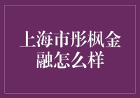 上海市彤枫金融投资有限公司：卓越的金融服务平台