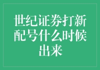 世纪证券打新配号规则及公布时间解析