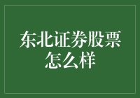 东北证券股票：股市里的东北小钢炮？