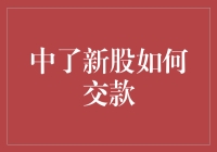 新股中签了，这下好了，我怎么交款都不为难了