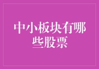 中小板股票大揭秘？莫非你是说我口袋里的硬币？