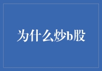 为什么要炒 B 股？——揭秘中国股市的魅力与机遇