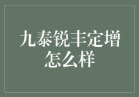 九泰锐丰定增：策略与市场表现解析