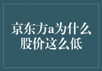 京东方A股价低迷之谜解构