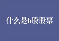 B股股票：探索中国资本市场独特领域