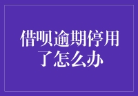 借呗逾期停用了怎么办：轻松应对策略与预防措施