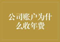 公司账户为什么要收取年费：从运营成本到增值服务的理解