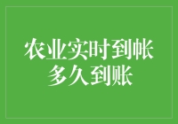 农业致富，实时到帐，到账速度堪比光速？