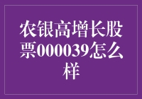 农银高增长股票000039：潜力与风险并存的投资分析