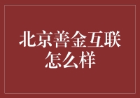 北京善金互联科技有限公司：创新驱动的金融科技领航者