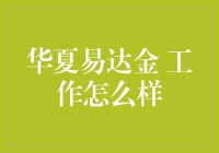 华夏易达金：金融行业中的数字创新先锋