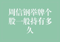 周信钢举牌个股策略分析：价值投资的深度解读