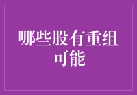 A股市场中潜在的重组公司分析