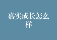 嘉实成长基金：价值与成长共舞的投资选择