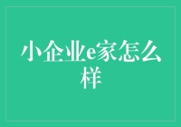 小企业e家：你的生意伙伴，还是你的理想国？