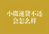 小微速贷逾期还款后果严重，企业财务风险需警惕