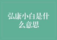 弘康小白：金融时代中的隐匿新星