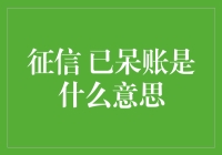 征信已呆账：理解信用历史中的这一重要概念