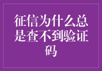 征信报告：查不到验证码的那些日子