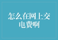 如何在网上交电费：轻松指南，告别催缴单！