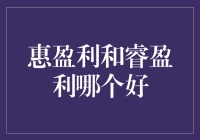 惠盈利与睿盈利：银行理财产品的深度解析与比较