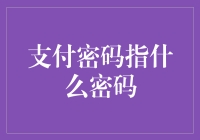 支付密码指什么密码：安全与便利之间的平衡