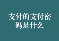 支付密码：金融安全的守护神