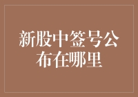 新股中签号公布地点及其查询方式详解