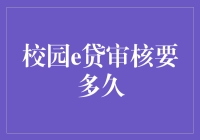 校园e贷审核周期解析：优化流程与提升效率