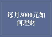 每月3000元的理财大冒险：如何用小钱养出大智慧？