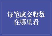 深入股市：如何准确找到那神秘的每笔成交股数？