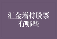 汇金增持股票：国有资本在资本市场的新动向