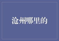 探秘沧州：找准城市文化密码，解锁历史与现代交融的魅力之地