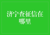 济宁征信查询中心：信用报告查询的便捷途径