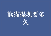 从熊猫提现到资金到账：揭秘背后的运行机制与等待时间解析