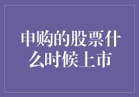 资本市场新星：申购股票何时亮相