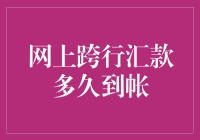 网上跨行汇款到账时间解析：从提交到到账全流程解密