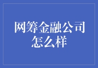 网筹金融公司：你的钱能在网上飞舞吗？