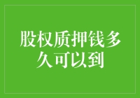 股权质押融资过程中的资金到账时间解析