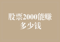 股票投资2000元能否翻倍，收益潜力与风险探讨