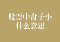 股票中盘子小是什么意思：微观视角下的解读