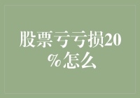 股票亏损20%如何应对：一份专业投资者的策略指南