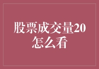 股票成交量20：隐藏在数字背后的市场秘密