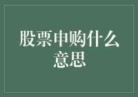 股票申购：从投资者的角度看新股发行