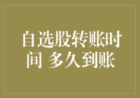 自选股转账时间的深入探究：为何您的钱总是不愿快人一步