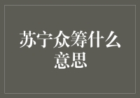 苏宁众筹：把钱交给未来，让梦想照进现实