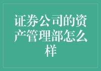 证券公司资产管理部的职能与挑战