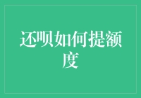 还呗额度提升攻略：如何有效提高信用额度